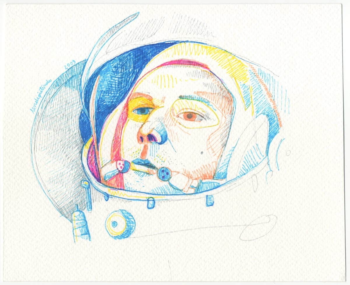 portrait-of-kosmonaut-yuri-gagarin-2009